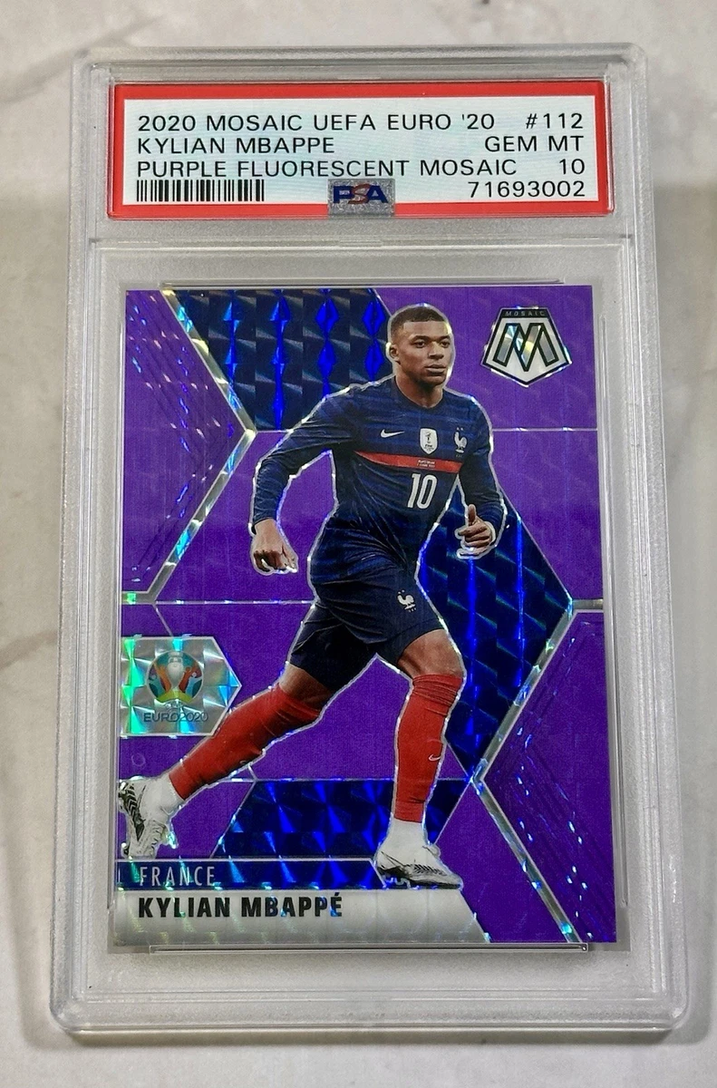25+ Panini Mosaic UEFA Euro 2020 Kylian Mbapp√© #112 Trading Card