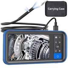 Teslong 5mm Dual Lens Endoscope Camera HD 1080P Borescope Inspection Camera 5FT