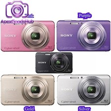 Sony Cyber-shot DSC-W630 Digital Camera 16.1 MP 5x Optical Zoom with Accessories
