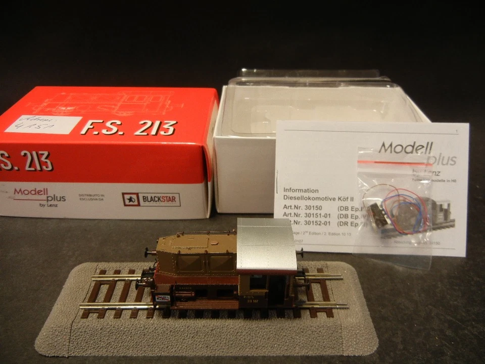 Blackstar H0 30155-02 Köf 213 907 FS Italia, braun, Digital, Digitalkupplung, - Bild 2 von 4