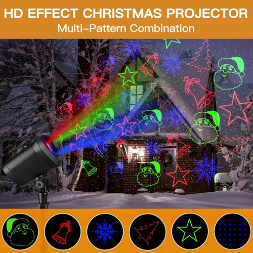 Christmas Laser Lights Projector Outdoor, Projector Lights Landscape Spotligh... - Picture 2 of 8