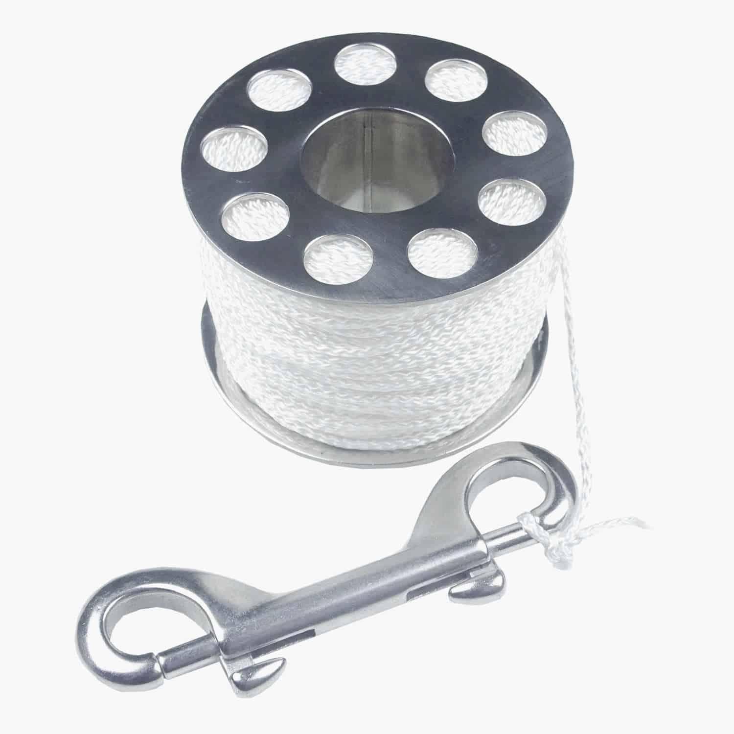 Lomo Stainless Steel Finger Reel For Diving - 45m / 150'