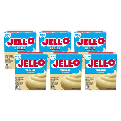 Instant Pudding & Pie Filling Mix, Vanilla Flavored, Creamy Dessert Mix for Baki