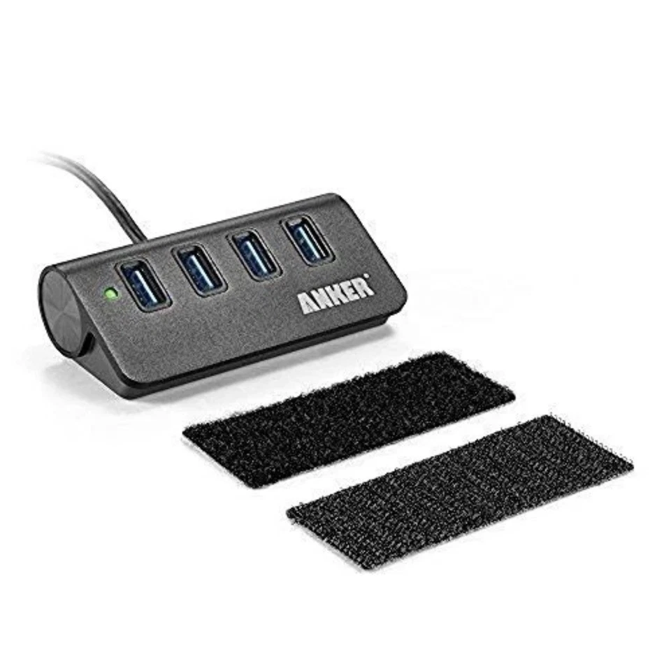 Anker 4-Port USB 3.0 Unibody Aluminum Portable Data Hub with 2ft USB 3.0 Cable - Image 3 of 4