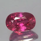 1.02CT CERTIFIED VVS RARE UNHEATED UNTREATED OVAL PURPLISH RED RUBY NATURAL