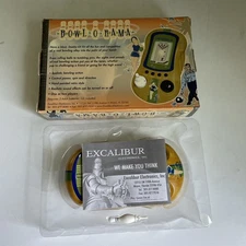 LCD Bowling Handheld Electronic Game Excalibur Electronics Bowl O Rama - NIB