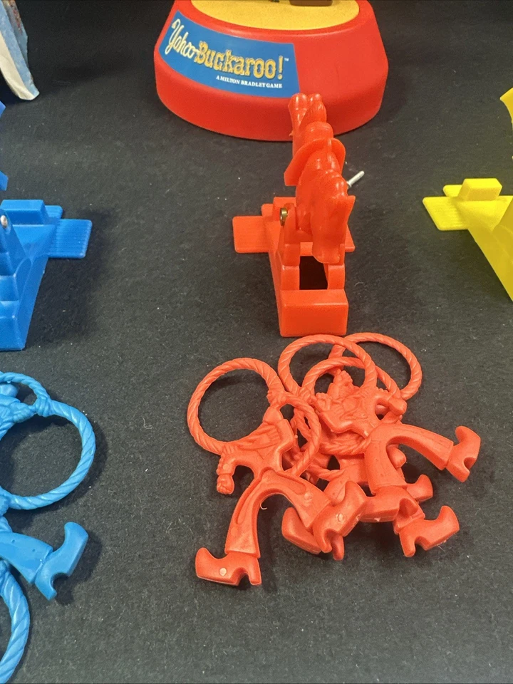 VINTAGE! 1991 Yahoo Buckaroo Game Wild Bucking Bull - MB - 🌟 COMPLETE - Image 4 of 4