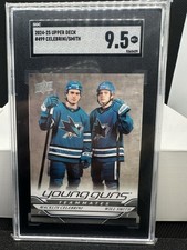 2024-25 UPPERDECK  YOUNG GUNS CHECKLIST MACKLIN CELEBRINI WILL SMITH SGC 9.5 499