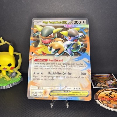 Pokemon TCG Jumbo Mega Kangaskhan EX 025 Black Star Promo NM English