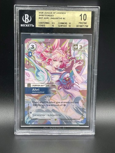 2026 League of Legends Ahri - Inquisitive SC BGS Pristine 10