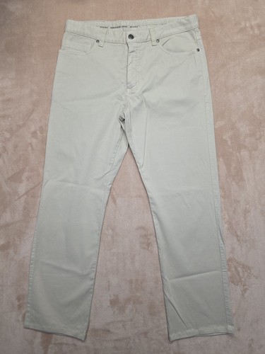 Ermenegildo Zegna Khaki Pants Mens 34 Tan Chino Straight Flat Front