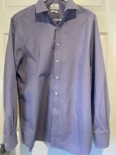 Ryan Seacrest Distinction Purple Long Sleeve Dress Shirt. Slim Fit. 16.5 34/35