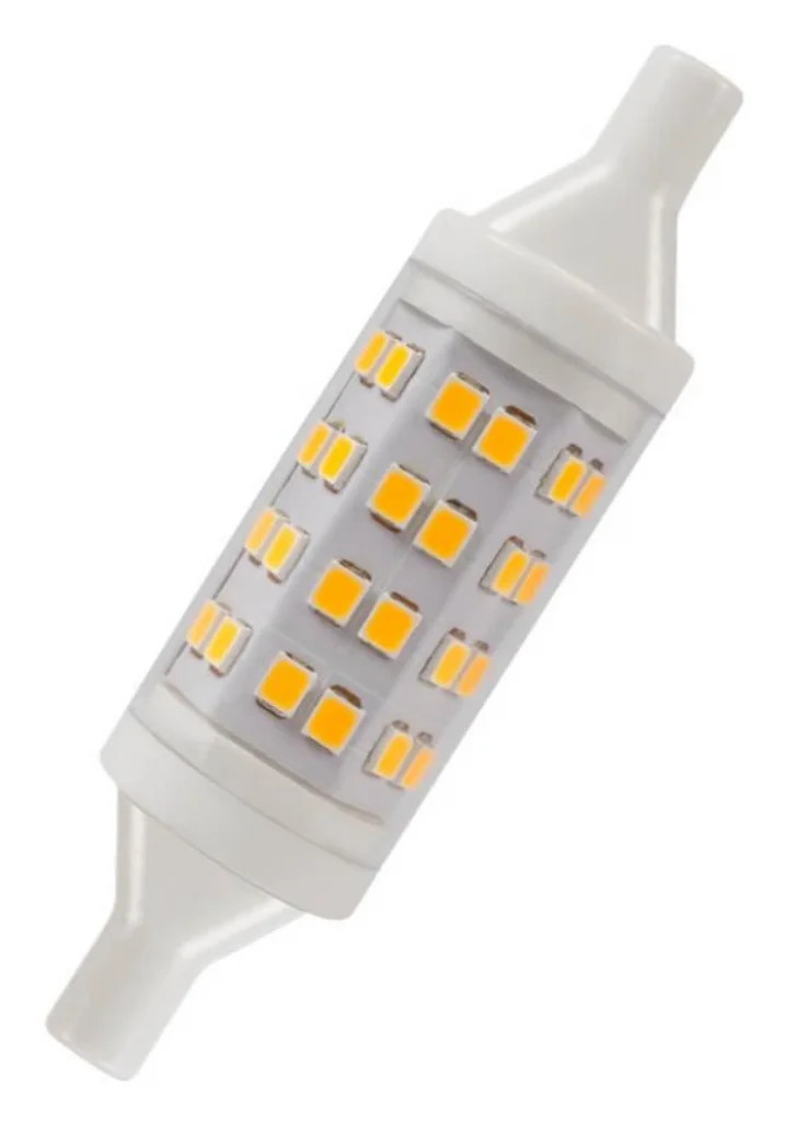 Light Bulb 230v 6w LED 78mm Linear R7s Lamp 3000K Crompton 10994