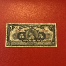 Peru- 5 Soles de Oro- 1941