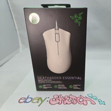 RAZER MOUSE - DEATHADDER ESSENTIAL - WHITE EDI.- NEW SEALED - TRUE 6400 DPI
