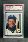 1989 UPPER DECK STAR ROOKIE KEN GRIFFEY JR RC SEATTLE MARINER #1 PSA 7 🔥⚾🐐