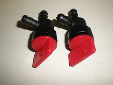 TWO 90° INLINE FUEL SHUTOFF VALVES 698181 697944 494769 (2) MADE IN THE USA!!