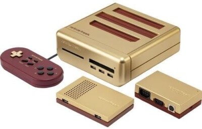 Retro Freak Video Game Console CY-RF-BGL Gold Controller Adapter Retro Freak Video Game Console CY-RF-BGL Gold Controller Adapter