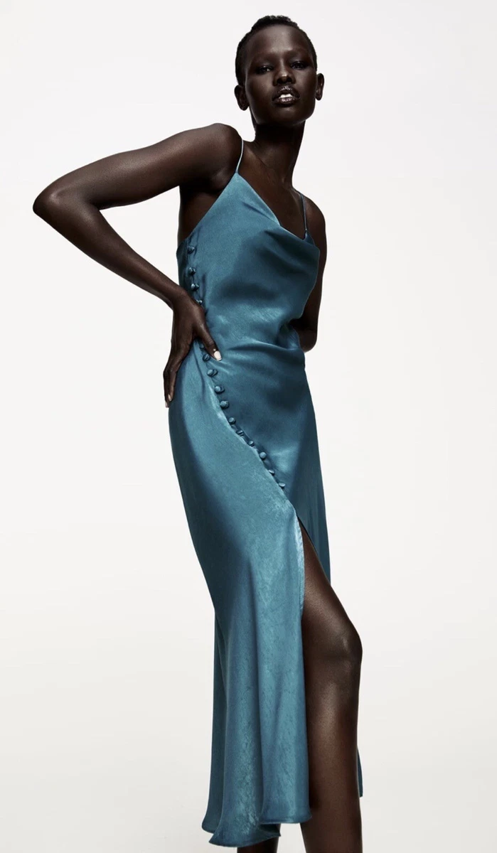 Zara satin sale lingerie dress