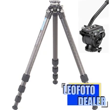 Leofoto LS-284CEX+BV-10 Leveling Base Tripod w Fluid Head RRS/Gitzo