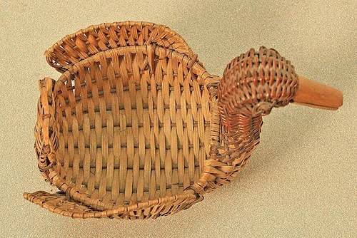 Miniatur Korb Entenkorb 2-farbig braun - Bild 8 von 10