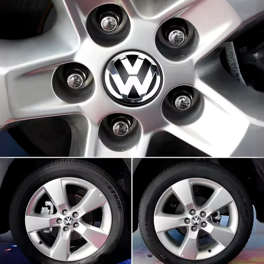 Calota central VW Golf Jetta Golf Tiguan Passat EOS CC 3B7 601 171 roda - Imagem 4 de 4