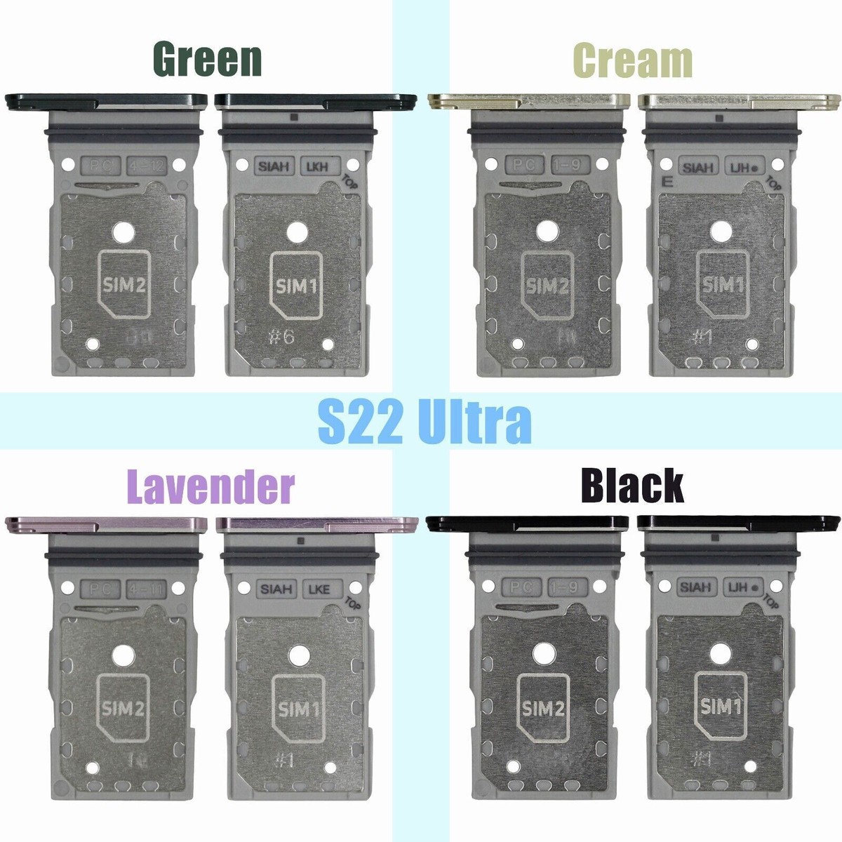 For Samsung Galaxy S23/S23+/S23 Ultra Dual SIM Card Tray Holder