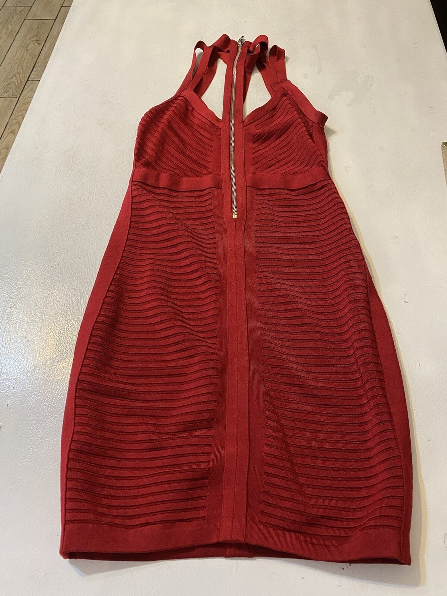 red bandage dress guess Kamille Bandage Dress