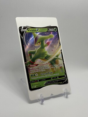 virizion v pokemon card value TCG: Box : Toys & Games Pokémon Hit Points110 HP Form Virizion V (Full Art) 164