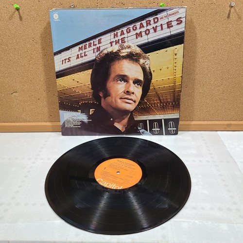Merle Haggard 3 LP Lot Farewell to Elvis Keep Movin On In the Movies Vinyl #865 - Picture 3 of 11