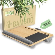 Laptop-Kissen Mauspad Handgelenkauflage Bambus Laptop-Ständer Knietablett LA0035