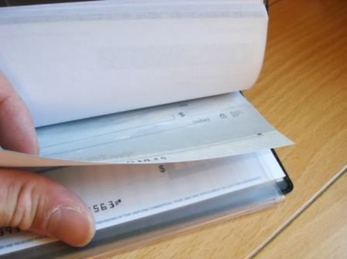 Klare Kunststoff Scheckbuch Teiler Einlage Hüllen - Bild 5 von 5