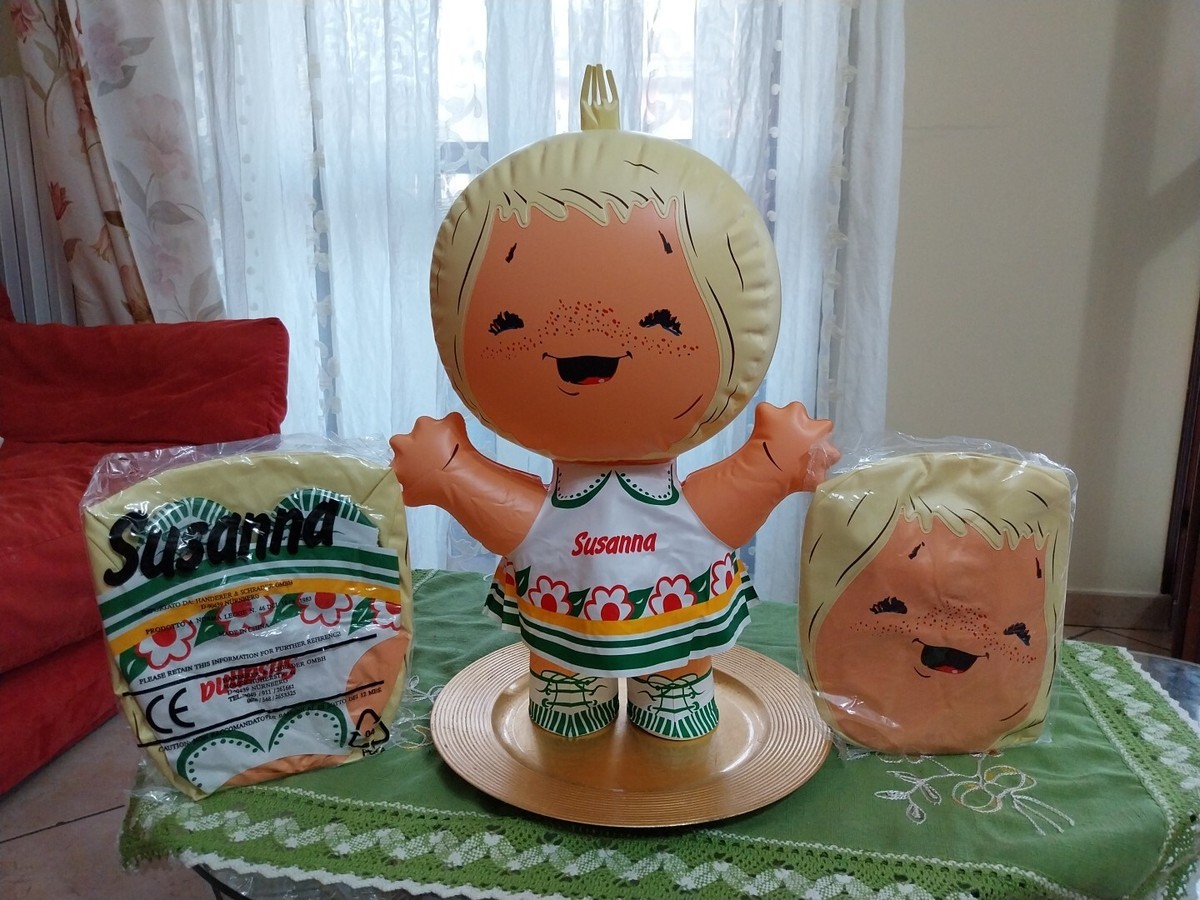 Rarissima Susanna Invernizzi Gonfiabile Alto 50X35cm NUOVO