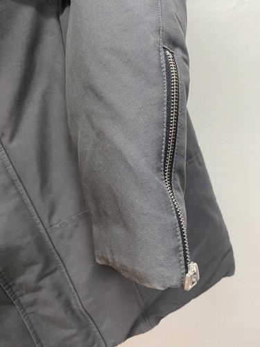 Authentic Mens Moose Knuckles Stirling Parka Coat Jacket size S Gray Black Fur - Picture 8 of 20