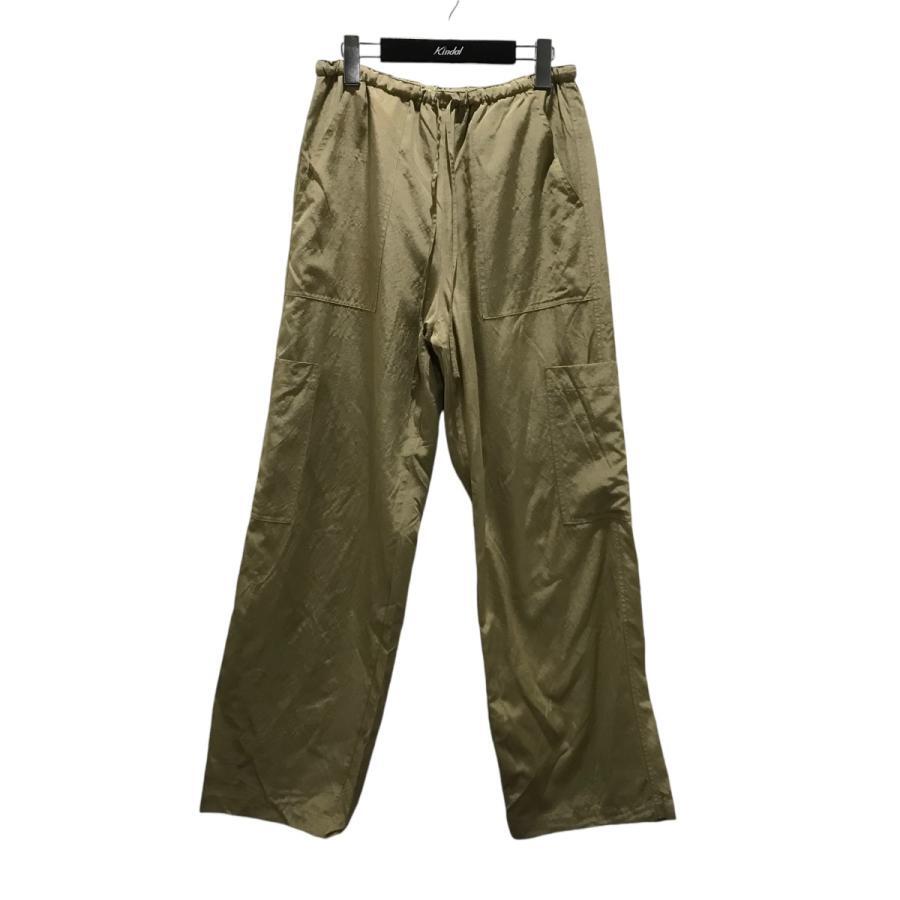 AURALEE LIGHT SLEEK SILK NYLON PANTS
