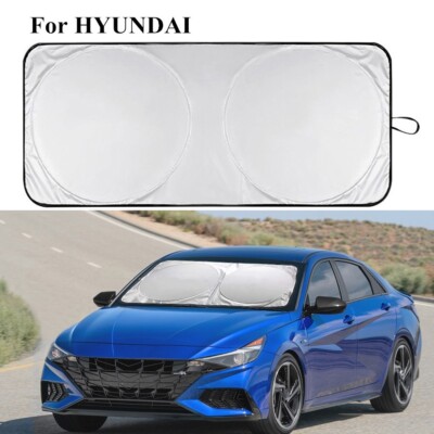 For HYUNDAI Large Auto Windshield Sun Shade Foldable UV Block Shield Cover Visor