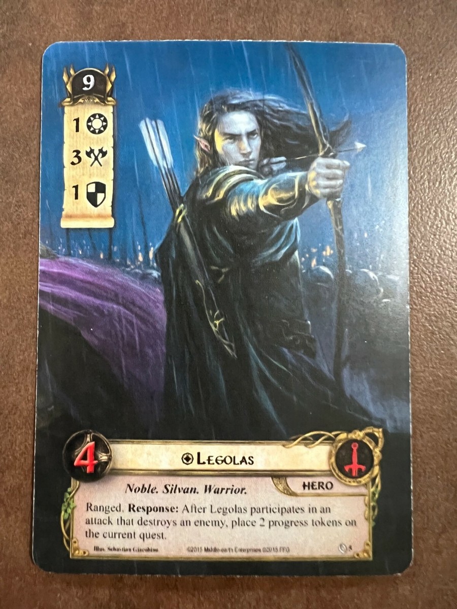 Lord of the Rings LCG Card Game Legolas Promo Alternate Art
