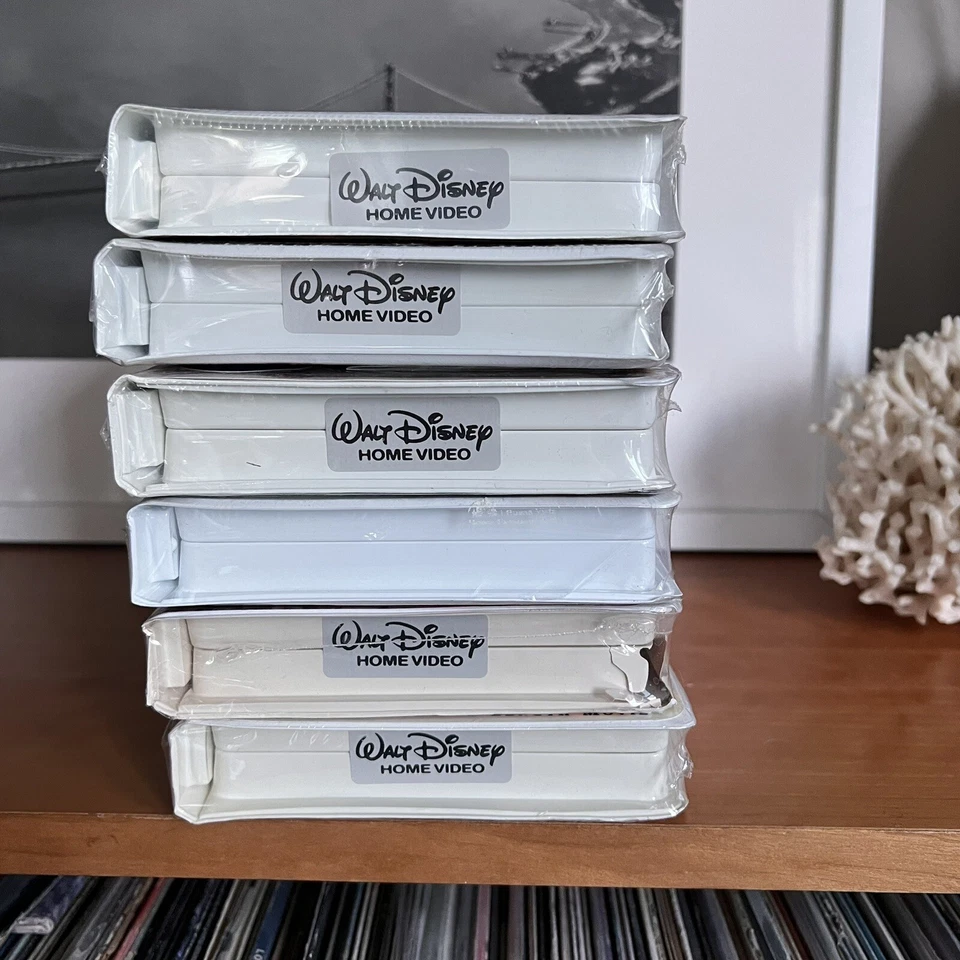 Lot of 6 MASTERPIECE Collection Walt Disney VHS SEALED UNOPENED Tape Aladdin - Image 3 of 4