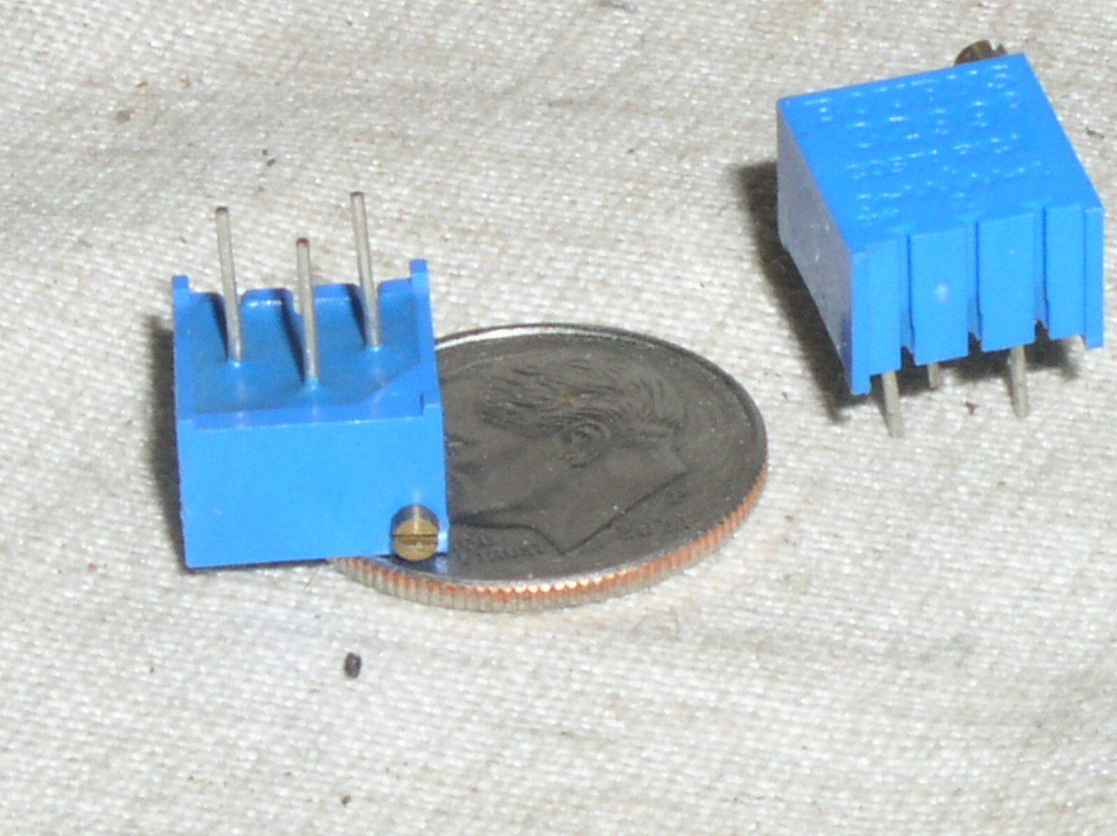 2 BOURNS 3299P-1-502 5K OHM 3/8" 25T POT SEALED TRIMPOT TRIMMER POTENTIOMETER