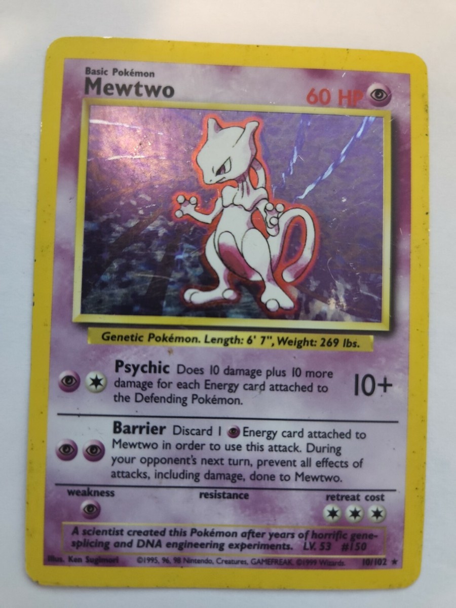【英語版】ミュウツー Mewtwo ★ Pokemon Base Set Mewtwo Base Set Pokemon Card Base WOTC | eBay