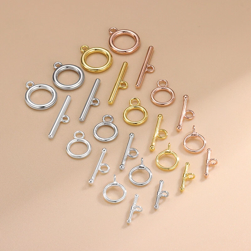 925 Sterling Silver DIY Make Necklace Bracelet Connecting Clasp Hook Accessories - Image 4 of 4