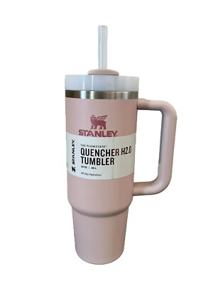 USA AUTHENTIC Stanley 30 oz. Quencher H2.0 FlowState Tumbler- PINK