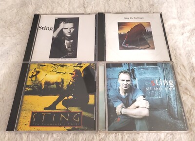 STING 4 CD Lot ROCK Nothing Like The Sun TEN SUMMONER'S TALES Soul Cages 