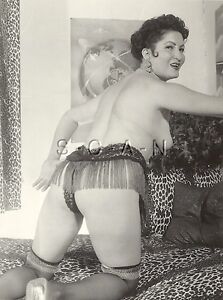 Vintage 40s Nudes Mature - Details about Org Vintage 40s-60s Nude RP- Panties- Stockings- Butt- Well  Endowed Mature Woman