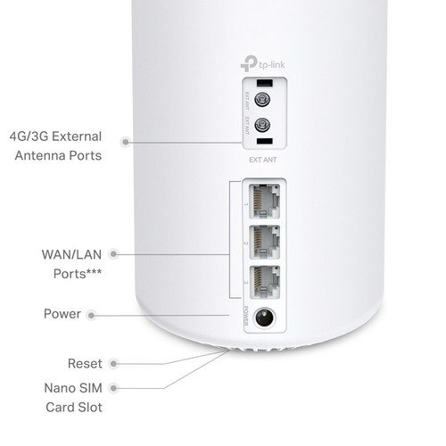 TP-LINK Deco X10-4G 4G+ AX1500 Whole Home Mesh WiFi 6 Gateway Wireless Router - Picture 3 of 8