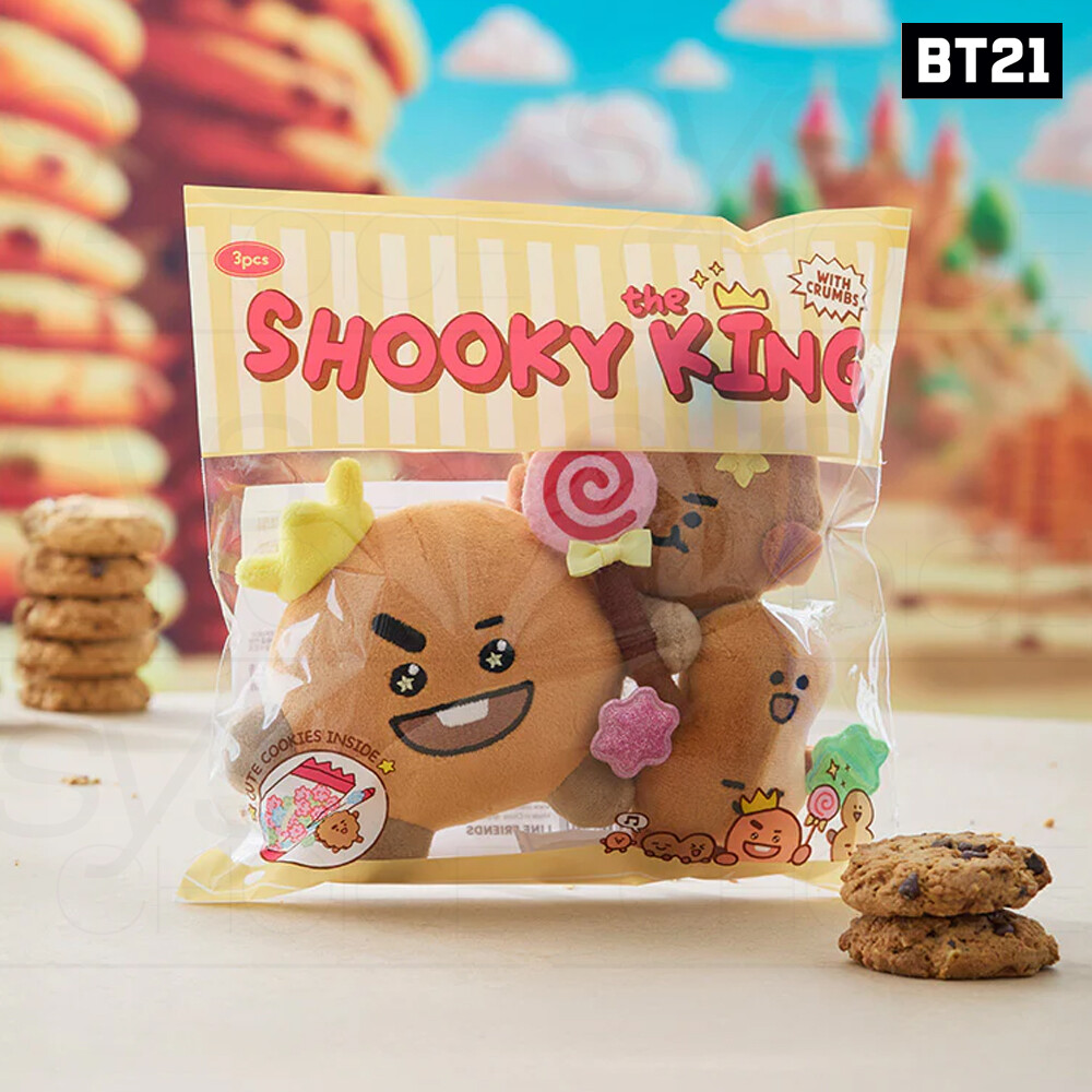 BT21 SHOOKY 8点セット BTS BT21 Official Goods PLUSH SET SHOOKY THE KING Ver + Tracking
