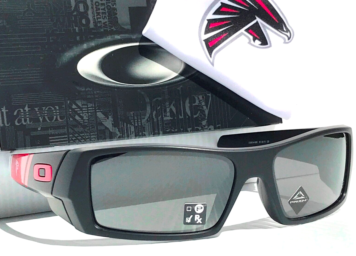 NFL Oakley GASCAN Atlanta FALCONS Matte Black PRIZM Black lens