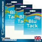 Bostik Blu Tack Mastic Reusable Adhesive Putty Non Toxic ORIGINAL ( 3 Pack)