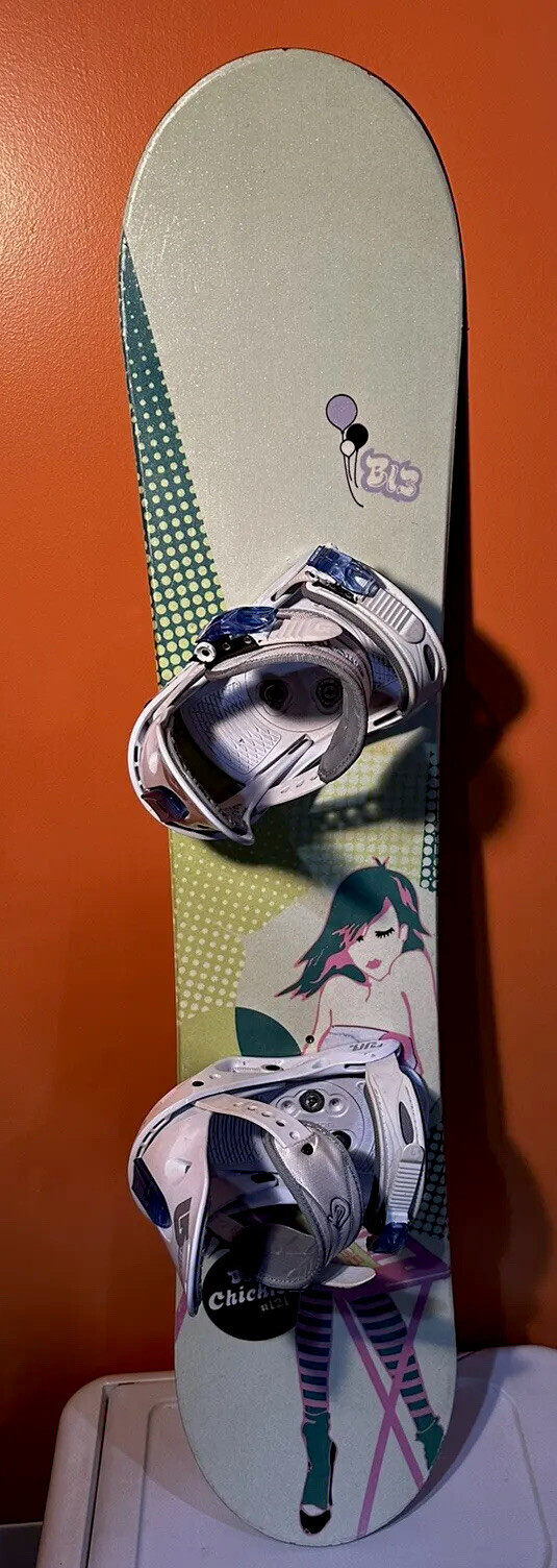 121cm Burton Chicklet Kids Snowboard w/ Burton Freestyle Jr Bindings (Good Cond) eBay