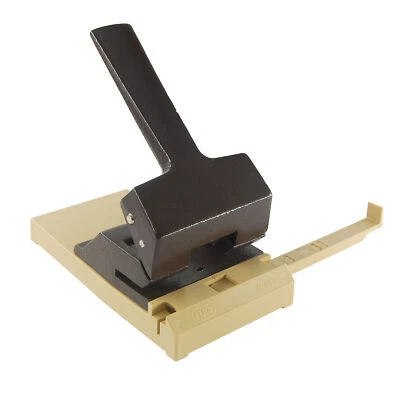 ELBA 49480 Büro- Registraturlocher 65 Blatt 6,5mm mit Anschlagschiene stark